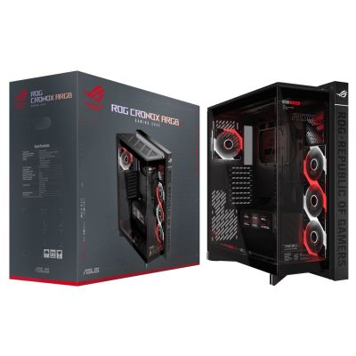 8. Asus ROG CRONOXGR801CURVE TG ARGB BLACK case