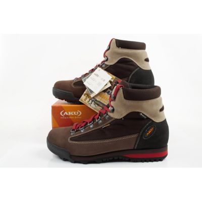 10. Aku Slope Gore-tex Men's Leather Ankle Trekking Shoes Brown