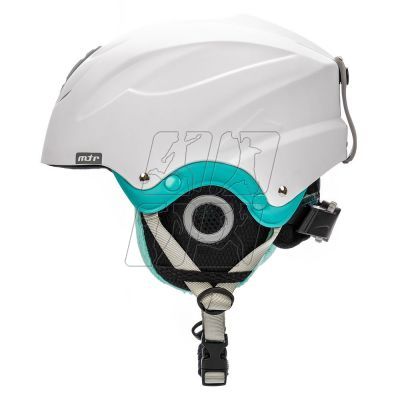 2. Meteor Lumi ski helmet white / mint 24858-24860