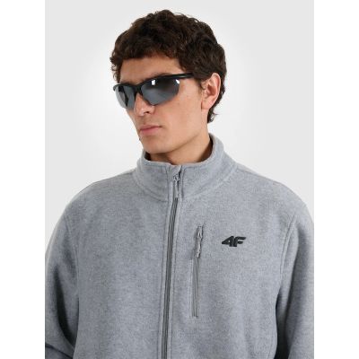 4. Men’s Regular-Fit Fleece Jacket with Stand-Up Collar 4F 4FRMM00TFLEM435-27M