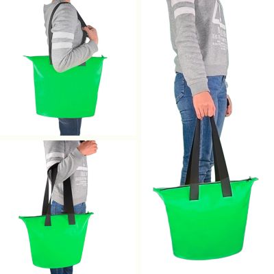 4. 11L PVC waterproof bag - green