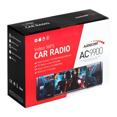 6. AUDIOCORE AC9900 car radio (USB, USB + AUX, USB + AUX + SD cards)