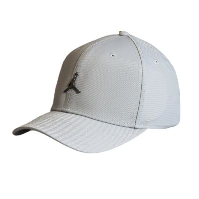 4. Air Jordan Rise Structured Metal Jumpman Cap Gray - HM5750-077