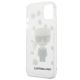 7. Karl Lagerfeld Flower Ikonik Karl Case for iPhone 13 mini - Transparent