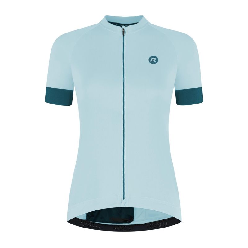 Rogelli MODESTA women’s cycling jersey, light blue, XL