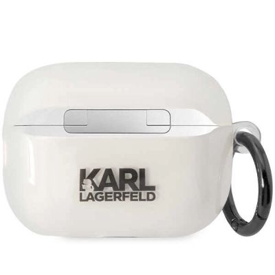2. Karl Lagerfeld KLAP2HNIKTCT Airpods Pro 2 cover transparent Ikonik Karl Lagerfeld