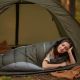 9. TRIP GREEN-GRAY TOURIST SLEEPING BAG WITH COMPRESSION 210X80X50CM ENERO CAMP
