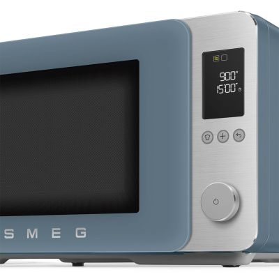 14. Smeg MOC02SBMEU microwave oven Blue Combination microwave oven Countertop 27 l 900 W