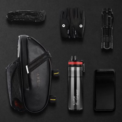 6. Wozinsky Bicycle Saddle Bag 1.5L Black (WBB20BK)