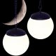 13. SOLAR LAMP PLASTIC BALL HANGING WITH CLIP 10X30CM SET OF 2 PCS
