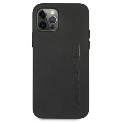 3. AMG Leather Hot Stamped Case for iPhone 12 Pro Max - Black