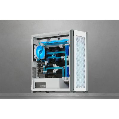 10. Corsair | Tempered Glass Computer Case | 7000D AIRFLOW | Side Glass | White | Full Tower | Power Supply Included | ATX Format