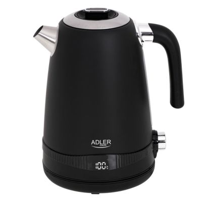 Electric kettle with temperature regulation ADLER AD 1295b black