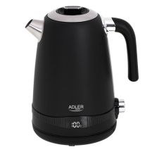 Electric kettle with temperature regulation ADLER AD 1295b black