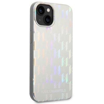 4. Karl Lagerfeld KLHCP14SLGMMSV3 iPhone 14 / 15 / 13 case - silver