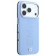 4. BMW Sign Centered Deboss MagSafe Case for iPhone 17 Pro / 18 Pro - Blue