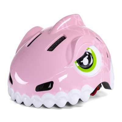 2. Wozinsky Children's Bike Helmet Dinosaur Pattern S - Pink