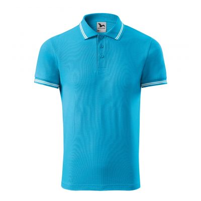 2. Malfini Urban M MLI-21944 turquoise polo shirt