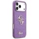 4. Guess Fixed Glitter Big 4G case for iPhone 17 Pro Max - purple
