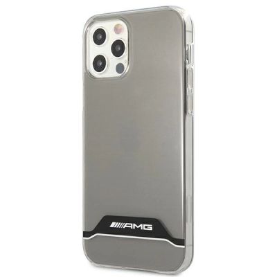 2. AMG Electroplate Black&White Case for iPhone 12 / 12 Pro - Transparent