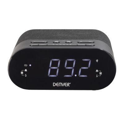 6. Denver CRQ-107 Alarm Clock Digital Alarm Clock Black
