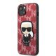 2. Karl Lagerfeld KLHCP13MPMNIKPI iPhone 13 6.1" hardcase red/red Monogram Ikonik Patch