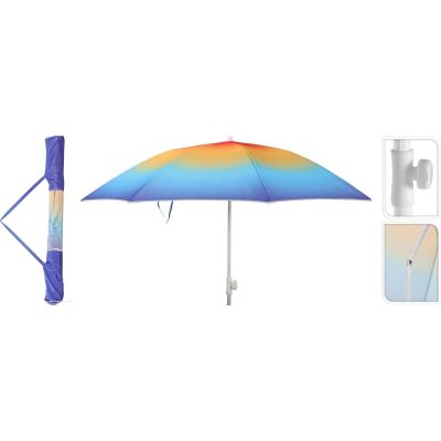 15. GARDEN BEACH UMBRELLA 180CM RAINBOW