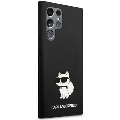 4. Karl Lagerfeld Silicone Choupette case for Samsung Galaxy S24 Ultra - black