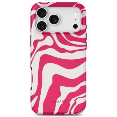 3. Tech-Protect Lamano MagSafe Case for iPhone 18 Pro Max / 17 Pro Max - White and Pink