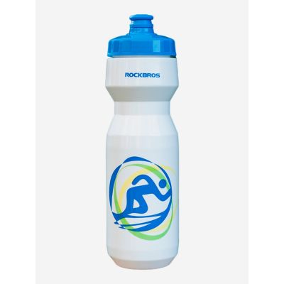 Rockbros DCBT69B Bicycle Bottle White and Blue