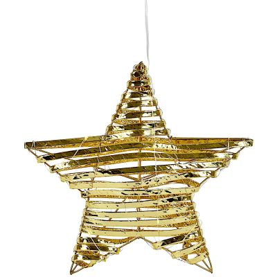 2. DECORATIVE STAR 20 LED 30 CM GOLD