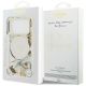 8. Guess IML Glitter Flowers Triangle MagSafe Case for iPhone 18 Pro Max / 17 Pro Max – white