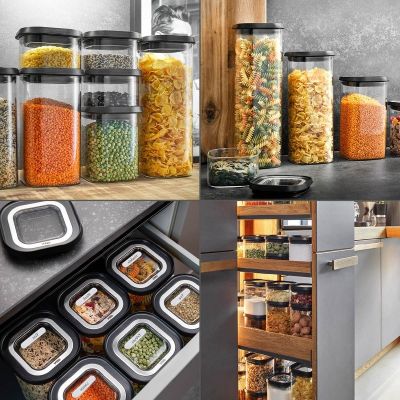 2. Set of 3 glass containers GEFU PANTRY G-12807