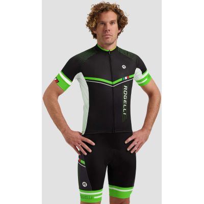 3. Rogelli Gara Mostro II Jersey Black-Green 2XL