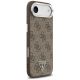 4. Guess 4G Triangle Logo MagSafe case for iPhone Air - brown