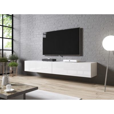 3. SLIDE 200 TV cabinet, all in white gloss