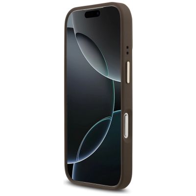 5. Guess 4G Strass Logo MagSafe case for iPhone 17 Pro - brown