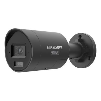 Hikvision Pro Series with ColorVu DS-2CD2087G3-LI2UY/SL(2.8MM)(BLACK) Industrial Camera Bullet IP Security Camera Indoor and Outdoor 3840 x 2160 px Wall