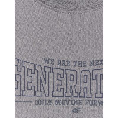 8. Boy's longsleeve loose with print 4F 4FJRSS26TLONM631-24S