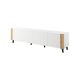 FARO TV cabinet 200x42x52 white matt + craft oak