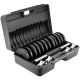22. CAST IRON DUMBBELL 15 KG (2x7.5 KG) ENERO FIT CASE