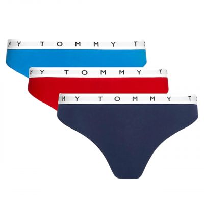 4. Tommy Hilfiger 3-pack Thong Underwear W UW0UW02521