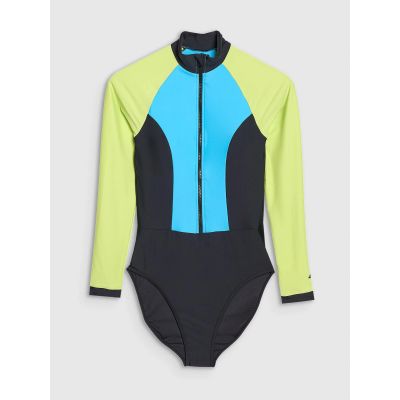 6. Women's long sleeve swimsuit 4F 4FWSS25USWSF085-33S