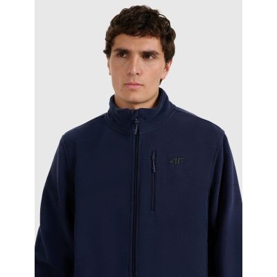 5. Men’s Regular-Fit Fleece with Stand Collar 4F 4FRMM00TFLEM435-31S