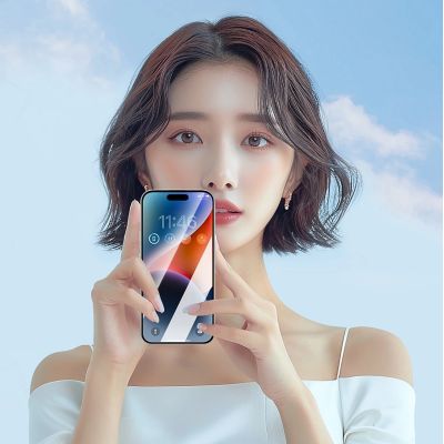 10. Joyroom JR-MAR0317 tempered glass with anti-reflective coating for iPhone 15 Plus/16 Plus