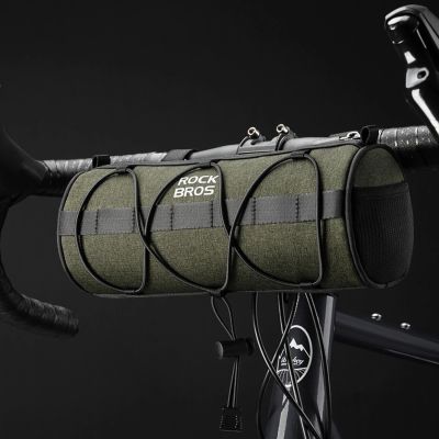5. Rockbros 30110049001 bicycle handlebar bag 2 l - green