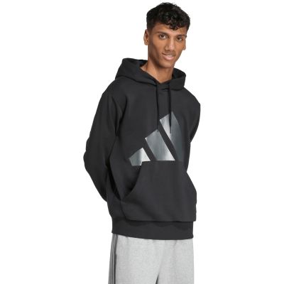 4. Men's adidas Holiday 3S Hoodie Black JM1698