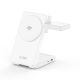 5. Tech-Protect A56 3in1 MagSafe 25W QI2.2 Wireless Charger + USB-C / USB-C Cable 100cm - White