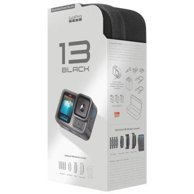 9. GoPro HERO13 Extended Power Bundle Sports Camera 27.6MP 5.3K Ultra HD CMOS 25.4/1.9mm (1/1.9") Wi-Fi 157g
