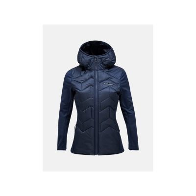 Women's Peak Performance Elevate Liner Hybrid Hood Jacket - Blue Shadow
